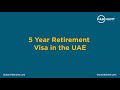 5 Year Retirement Visa in the UAE | HLB HAMT