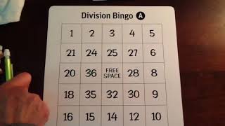 Division Bingo