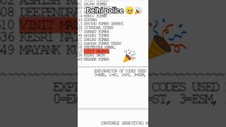 Delhi police constable result out. #shorts #new #trending #delhipolice #police #viralvideos