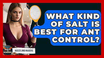 What Kind Of Salt Is Best For Ant Control? - Insects and Invaders