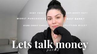 Money Q&A | Living Debt Free, Saving Money Fast & Worst Purchases