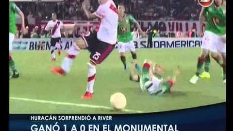Canal 26 -River cayó ante Huracán