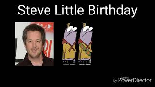Celebrity Steve Little Birthday Profile