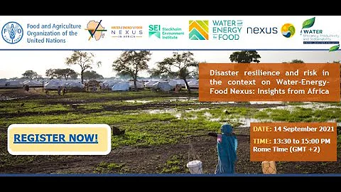Session #1 Webinar Series "Solutions Using Water-Energy-Food Nexus Approaches", 14.09.2021