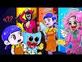 Who Is the Best Mommy? | Huggy Wuggy Vs Squid Game Doll Animation | Angel mom, Devil mom | SLIME CAT