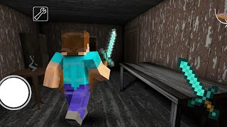 Playing As Minecraft in Granny mod minecraft  screenshot 4
