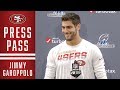 Jimmy Garoppolo Discusses NFC Championship vs. Packers | 49ers