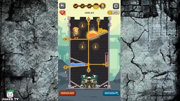 How to Loot - Pin Pull & Hero Rescue Level 411 - 420 Gameplay Walkthrough