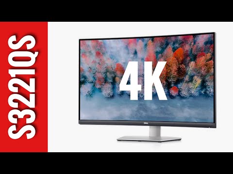 Dell S3221QS 32 Inch Curved 4k UHD, VA Ultra Thin-Bezel Monitor (UNBOXING)