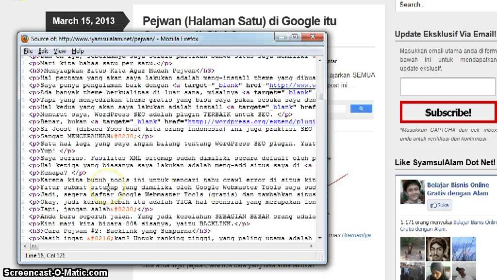 Belajar SEO Gratis 5: Implementasi On Page SEO  YouTube