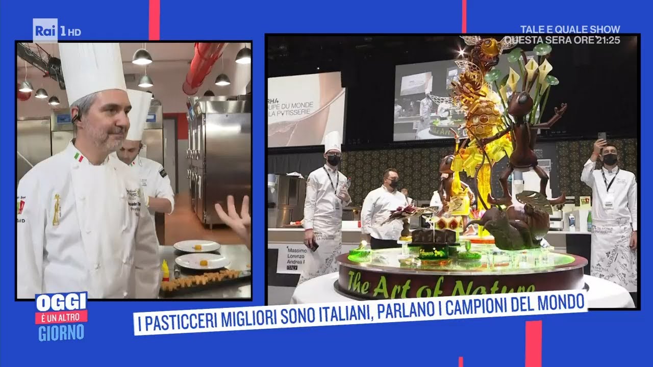 L'Italia vince tutto, anche la coppa del mondo di pasticceria - Oggi è un altro giorno 01/10/2021