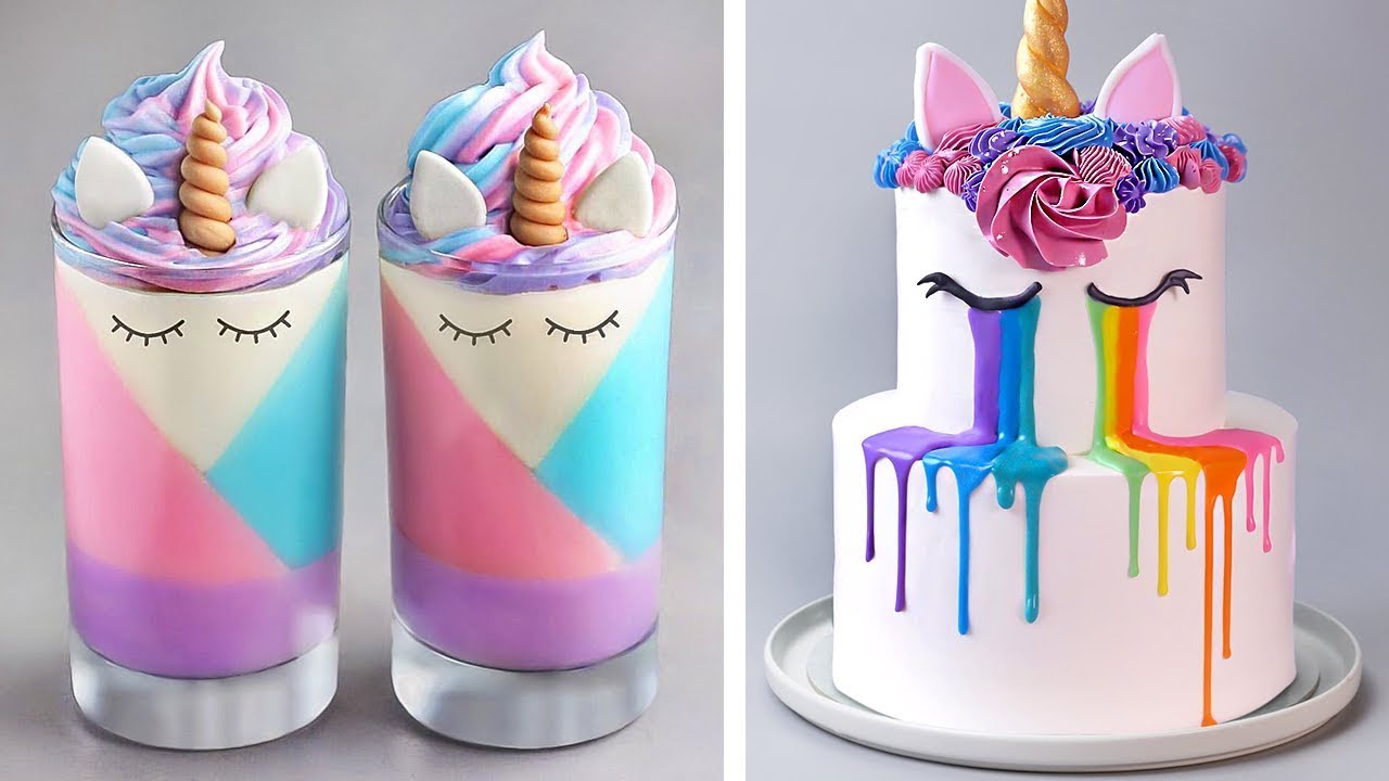 Amazing Unicorn Cake Decorating Ideas | Most Beautiful Rainbow ...