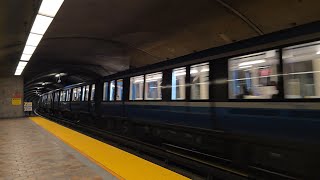 Montreal Metro: taking the last train of the night on the Orange Line + Green Line 🟠🟢