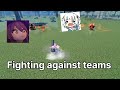 Fighting against teams in Jump Showdown