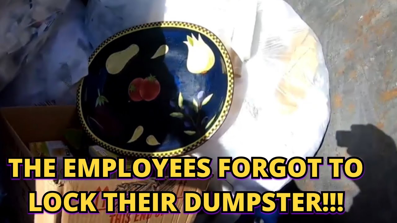 THE EMPLOYEES FORGOT TO LOCK THEIR DUMPSTERS AND LEFT ME SURPRICES. SUPER MEGA HAUL 