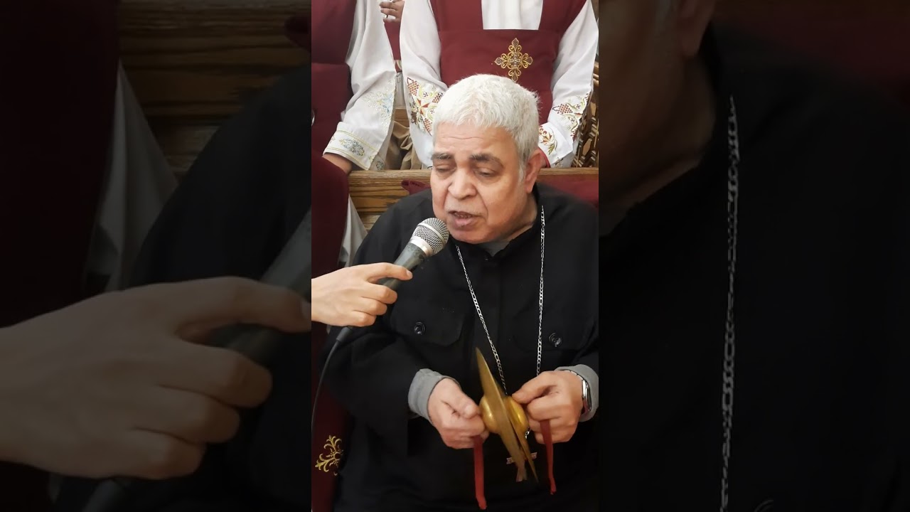 جزء من عشية الشهيدة دميانة بكنيستها بالهرم مع المعلم جاد لويس