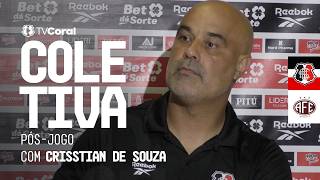TV Coral - Coletiva pós-jogo com Cristian de Souza - Santa Cruz 1x1 Ferroviário - Série C 2026