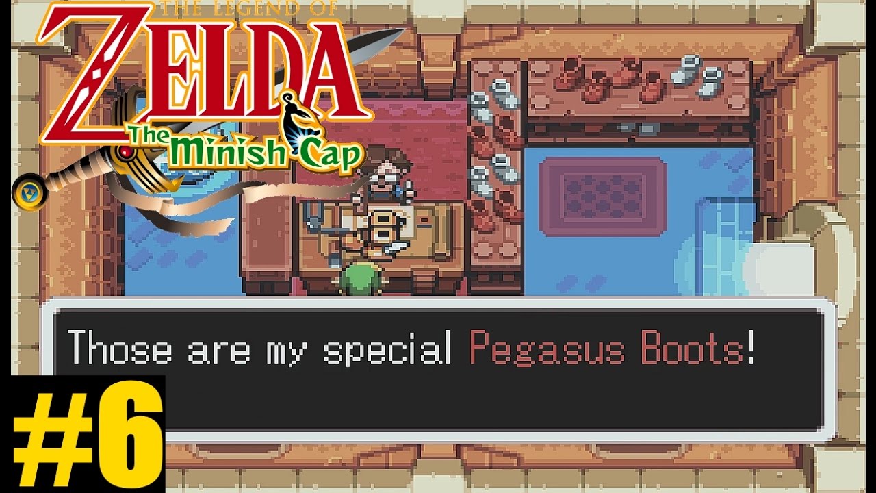 PEGASUS BOOTS & CASTOR WILDS - Zelda: The Minish Cap Walkthrough Part 6 - [2013]