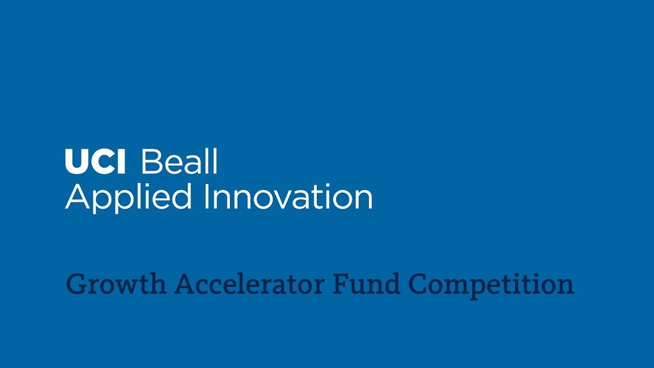 UCI Beall Applied Innovation 2021 GAFC Competition Video Submission