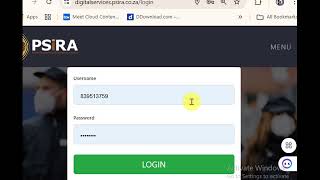 PSIRA ONLINE BOOKING HOW TO ,USING A COMPUTER  screenshot 4