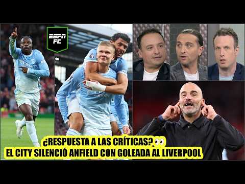 MANCHESTER CITY RESPONDE EN LA CANCHA con goleada al LIVERPOOL tras escándalo financiero | ESPN FC