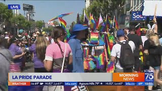 LA Pride Parade kicks off in Hollywood