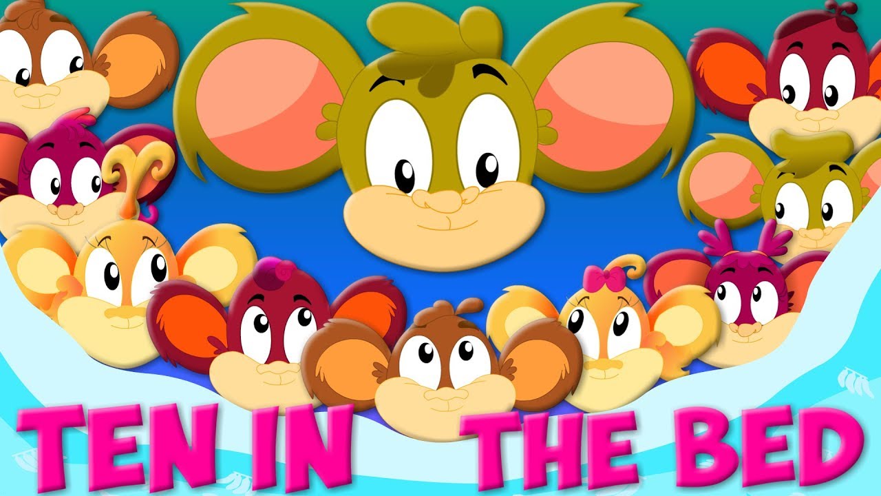 Ten In The Bed | Nursery Rhymes | Children Songs | Videos For Kids And ...