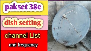 pakset 38E dish setting How To Set Paksat38e
