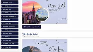WIM For Pro - Video tutorial: Come registrarsi al WIM Tour 26