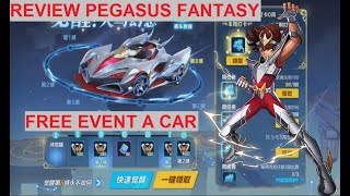 Review Saint Seiya Free Car - Pegasus Fantasy 【QQ Speed Mobile】