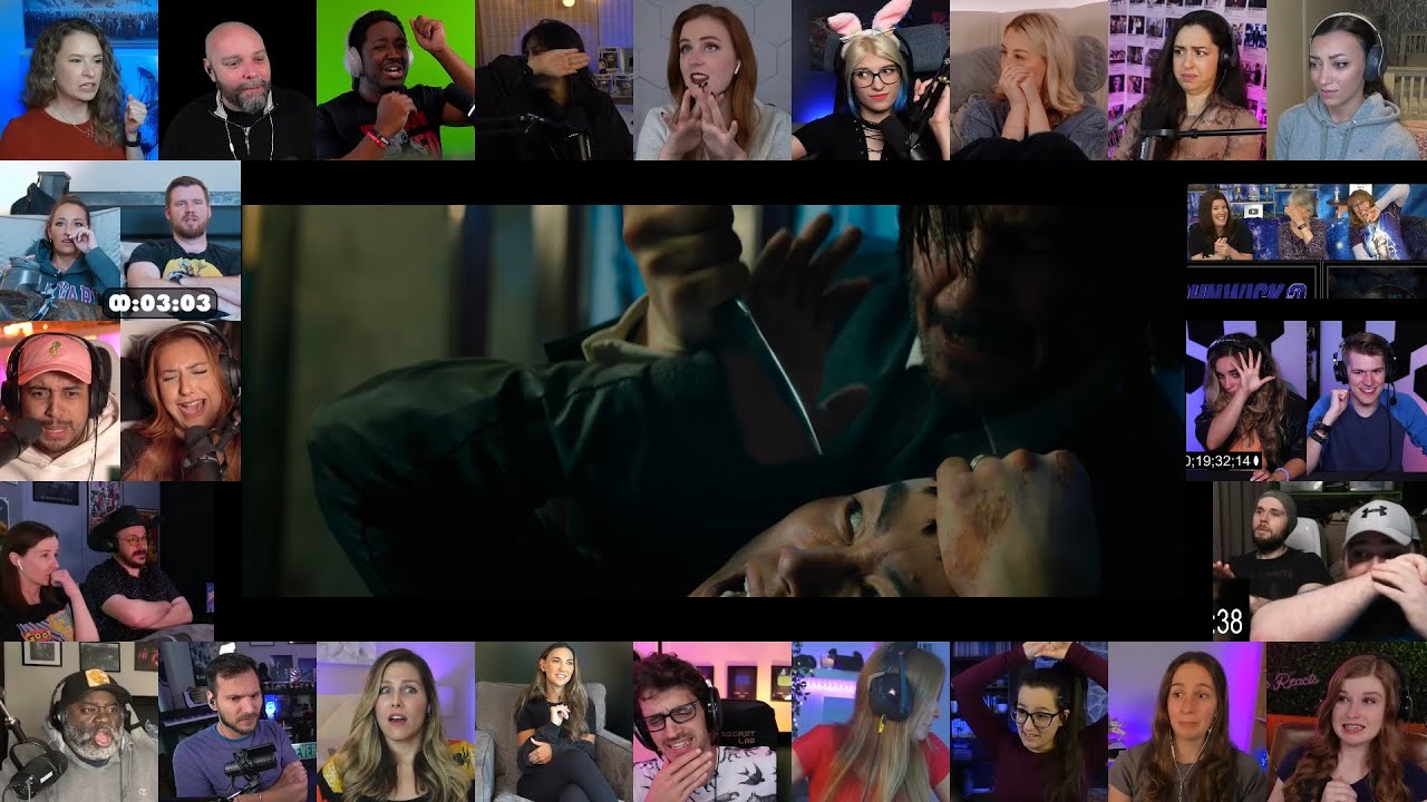 John Wick: Chapter 3 - Parabellum (2019) - Throwing Knives Scene - Reaction