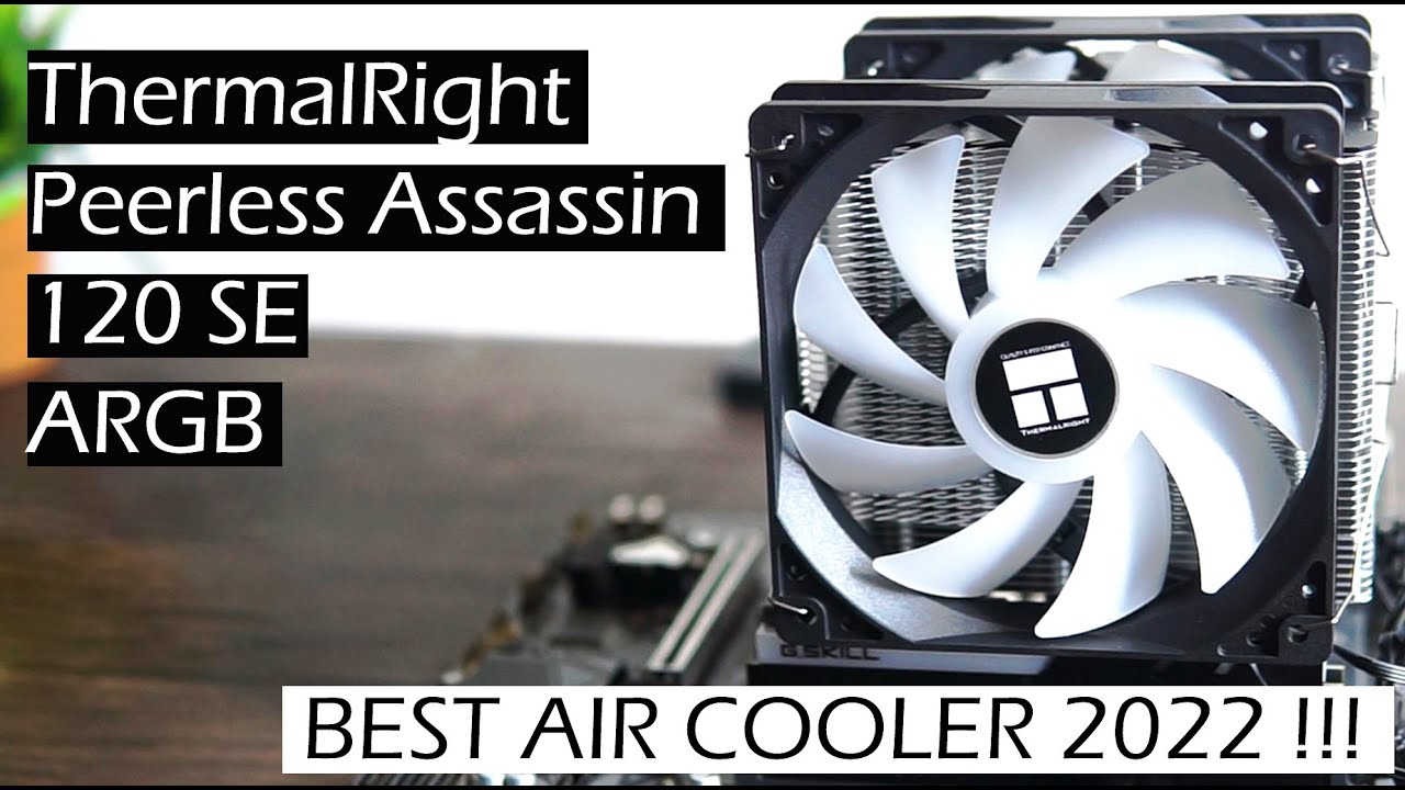 Thermalright Assassin King 120 SE CPU Air Cooler, 5 Heatpipes, TL-C12C PWM  Fan