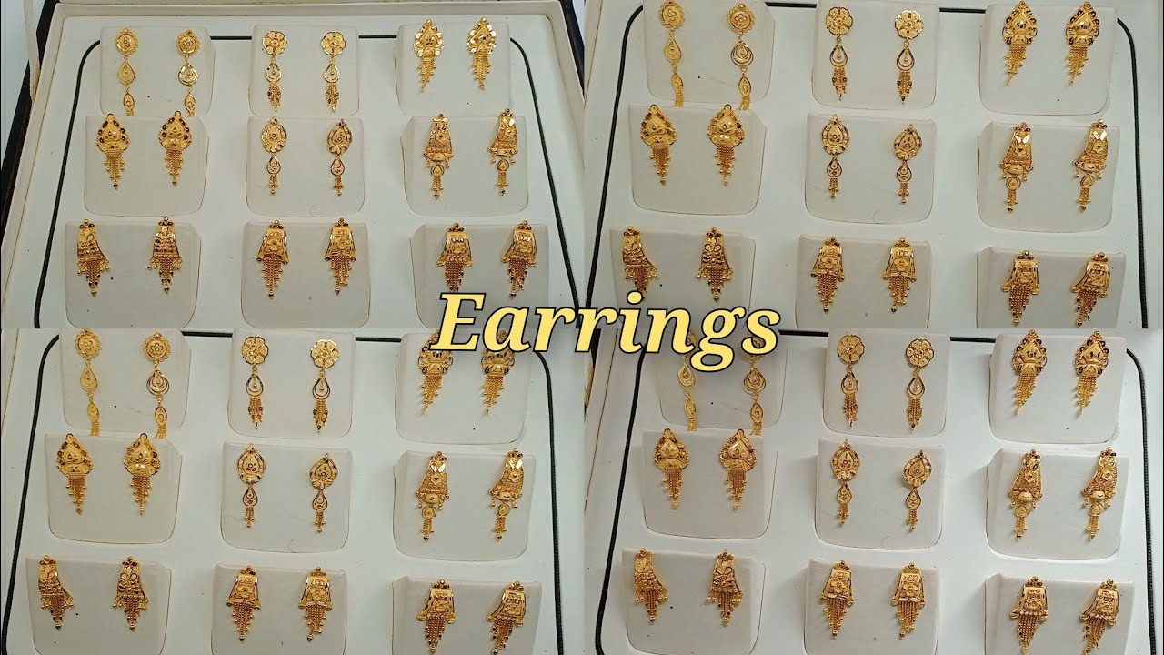 Best Gold Earring Designs for Daily Use - Jewellery Blog