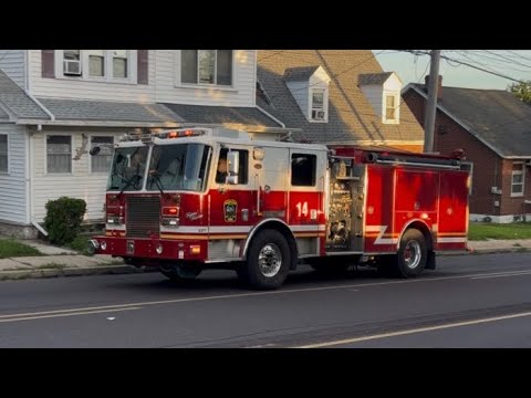 Allentown fire department engine 5 acting engine 14 responding 