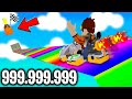 GIOCO allo SCIVOLO più LUNGO DI ROBLOX +999.999.999 STUDS
