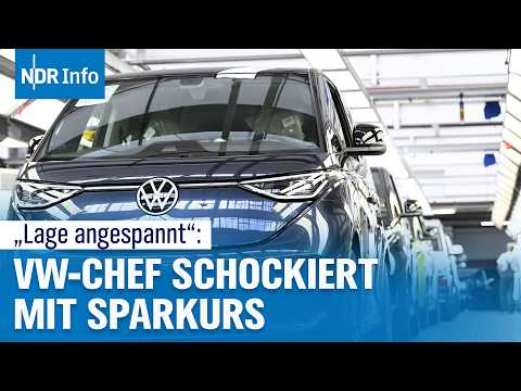 VW Hauptversammlung: Konzernchef Blume verteidigt radikalen Sparkurs bei Volkswagen | NDR Info