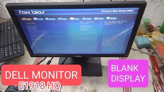 dell ! dell monitor ! dell monitor e1918hq blank display ! Dell monitor repair  #dell #viralvideo 
