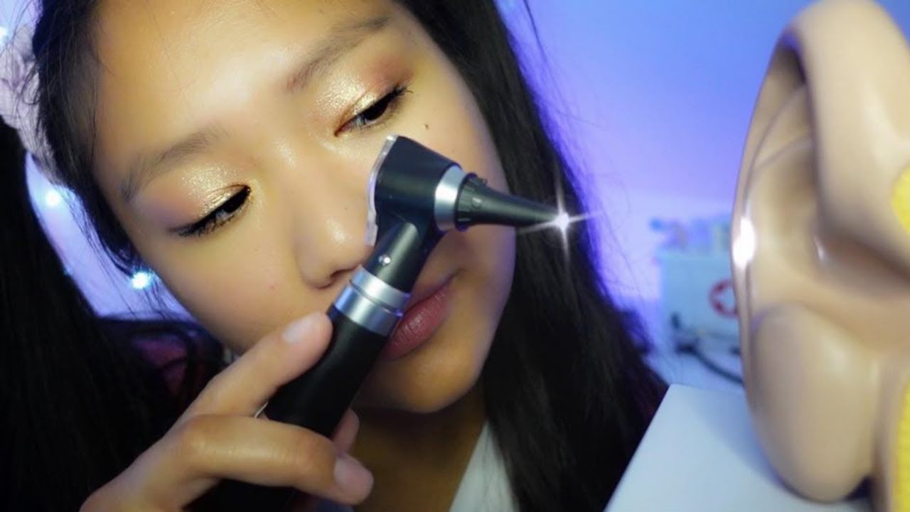 ASMR FR🥼ROLEPLAY MEDECIN ORL EXAMEN DES OREILLES 😴 100% FRISSONS 💤
