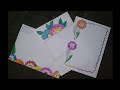3 Beautiful Border Designs// Art //Art Creation