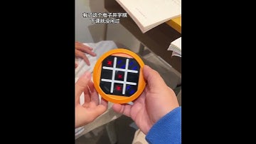 With this electronic tic toe chess, you can also play freely in school. tic toe chess, unzipped