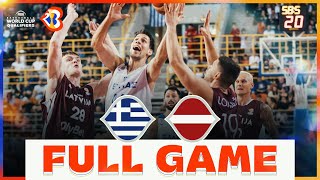 Greece v Latvia | Basketball Full Game - #FIBAWC 2023 Qualifiers