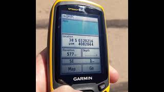 (GPSMAP 64 GARMIN) Using way-points manager screenshot 1