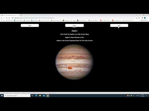 Purple Planet Student Website #1 HTML/CSS 2022