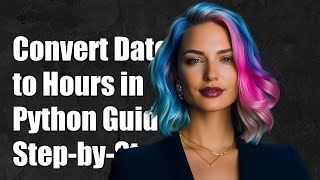 How to Convert Datetime to Number of Hours in Python: A Step-by-Step Guide