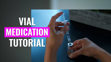 How to Withdraw Medication from a Vial? (Nursing Skills Live Demo)