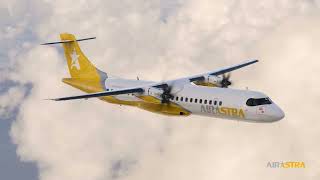 Air Astra - ATR 72-600 in action in our vibrant, new colors!