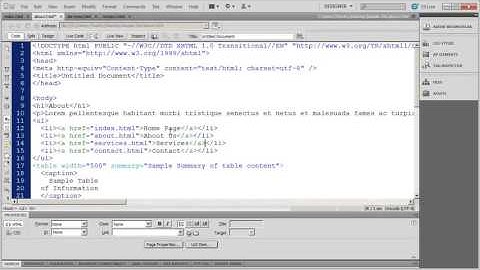 6   Introduction to Dreamweaver Tutorial CS5
