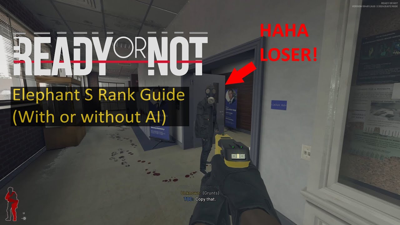 Ready Or Not - How To S Rank Elephant - YouTube