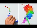 Easy ART Techniques For Everyone || Satisfying Painting Hacks
