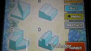 Professor Layton and the Diabolical Box Puzzle #041: Cube Halves